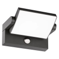Ideal Lux - LED Екстериорен аплик със сензор SWIPE LED/21W/230V CRI 90 IP54 антрацит
